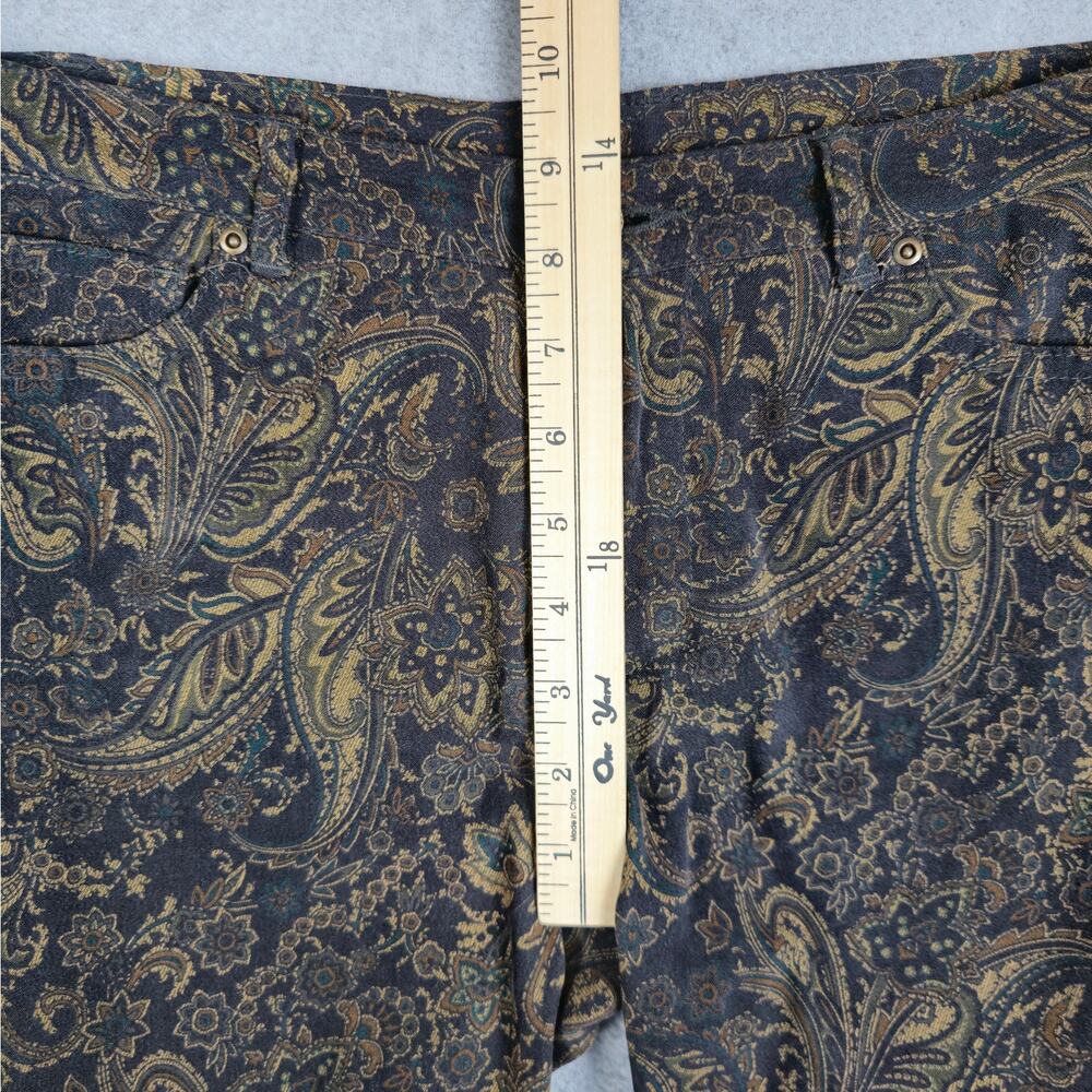 Journal Standard L'essage (Size 40) US Large 8/10 Brown Paisley Pants - Picture 13 of 16